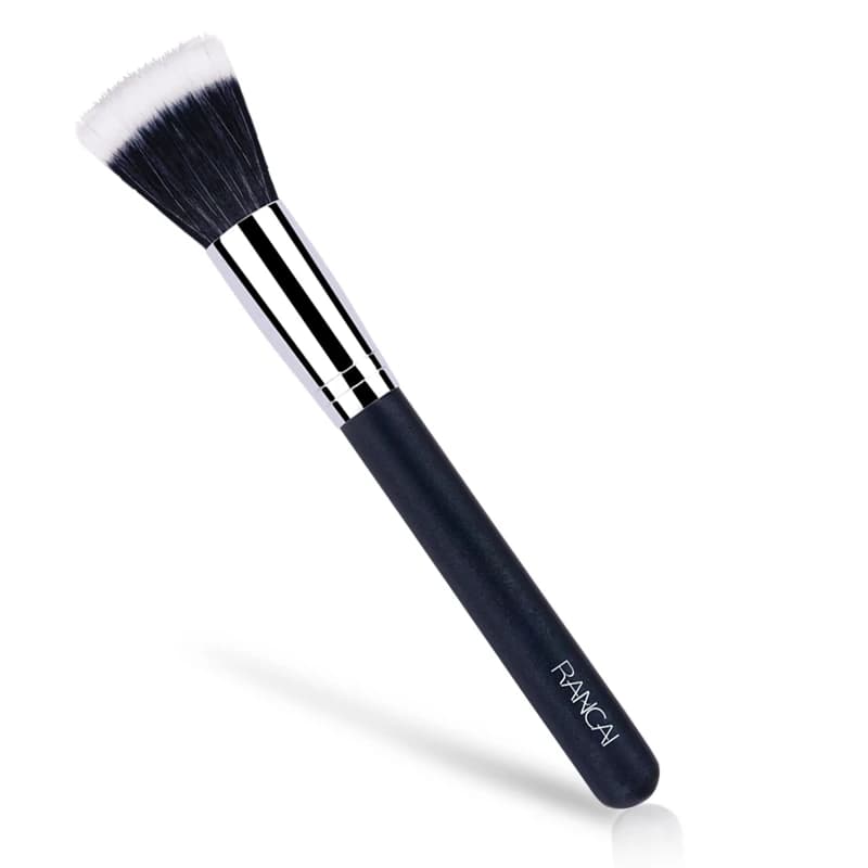 1Pcs Full Size Powder Brush Blusher Contour Skin Care Black Fiber Stippling Brush Cosmetic Make Up Beauty Tools