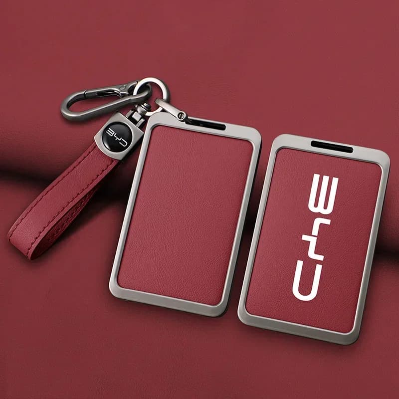 Auto NFC Card Chiave A Distanza Della Copertura Fob Caso Della Protezione Del Supporto Borsette Per BYD Tang DM Han EV Song PRO Qin PLUS DMI Portachiavi Accessori