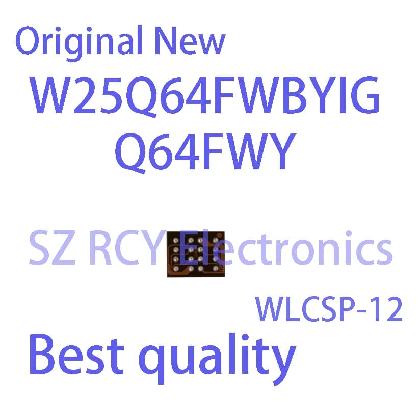 (5-20 PZ) NUOVO Chip IC BGA di memoria flash W25Q64FWBYIG Q64FWY WLCSP-12
