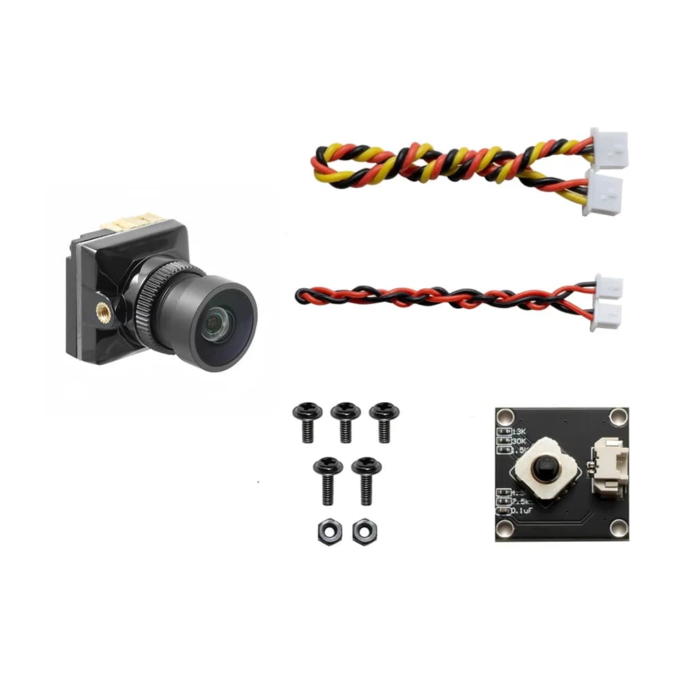 JINJIEAN Serie Little Boy B19 PRO MAX Telecamera FPV con Lente da 1.8mm, Visione Notturna WDR, Sensore Starlight per Droni RC FPV Racing