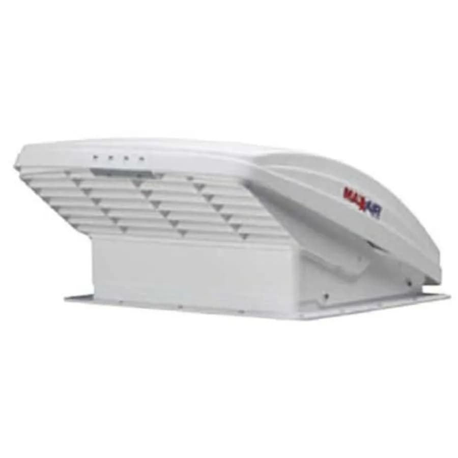 Ventilatore Maxxair 503.1555 00-06200K MaxxFan con Coperchio Fumetto e Controllo Manuale a Tastiera in Nero per un'Efficiente Circolazione dell'Aria