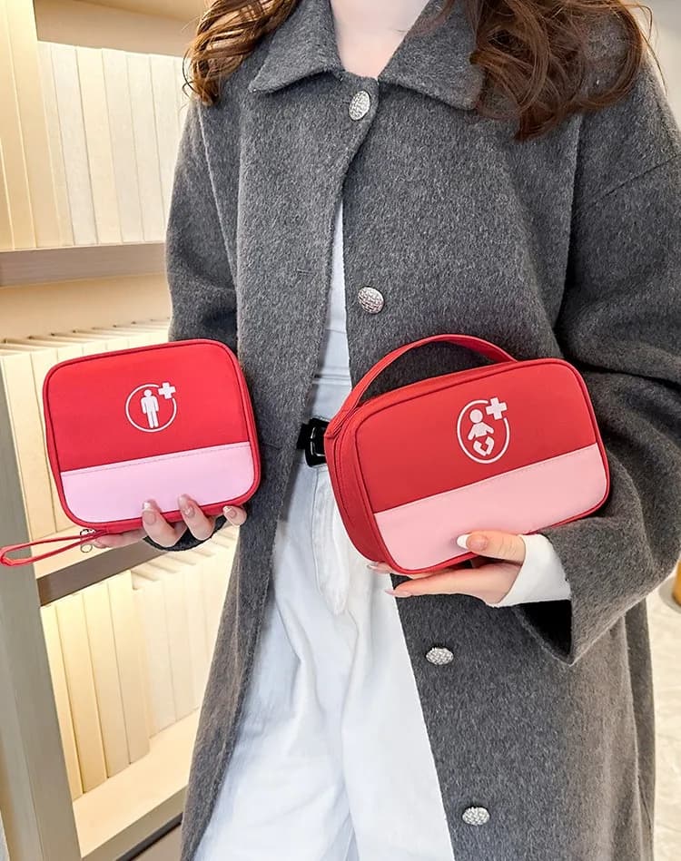 Kit di pronto soccorso portatile per avventure all'aria aperta Kit di pronto soccorso per escursioni e campeggio esclude la borsa da viaggio per farmaci per la famiglia