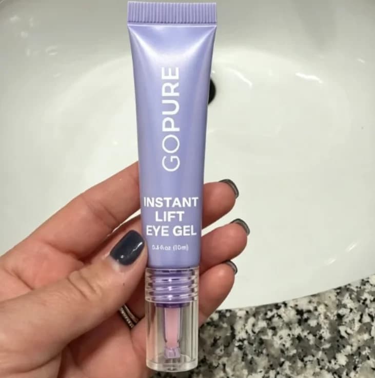 goPure Original Instant Lift Eye Gel 10ml Reduces Eye Puffiness Dark Circles Wrinkles Eye Care Original Brand Korean Eye Cream