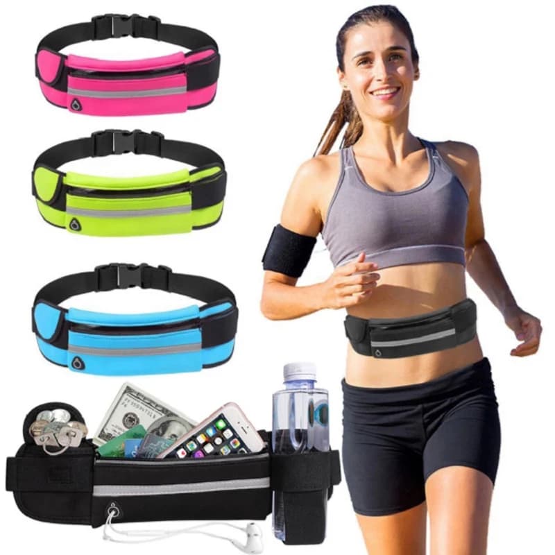 Multifunctional Running Waist Belt Adjustable Running Waist Waist for Men Women