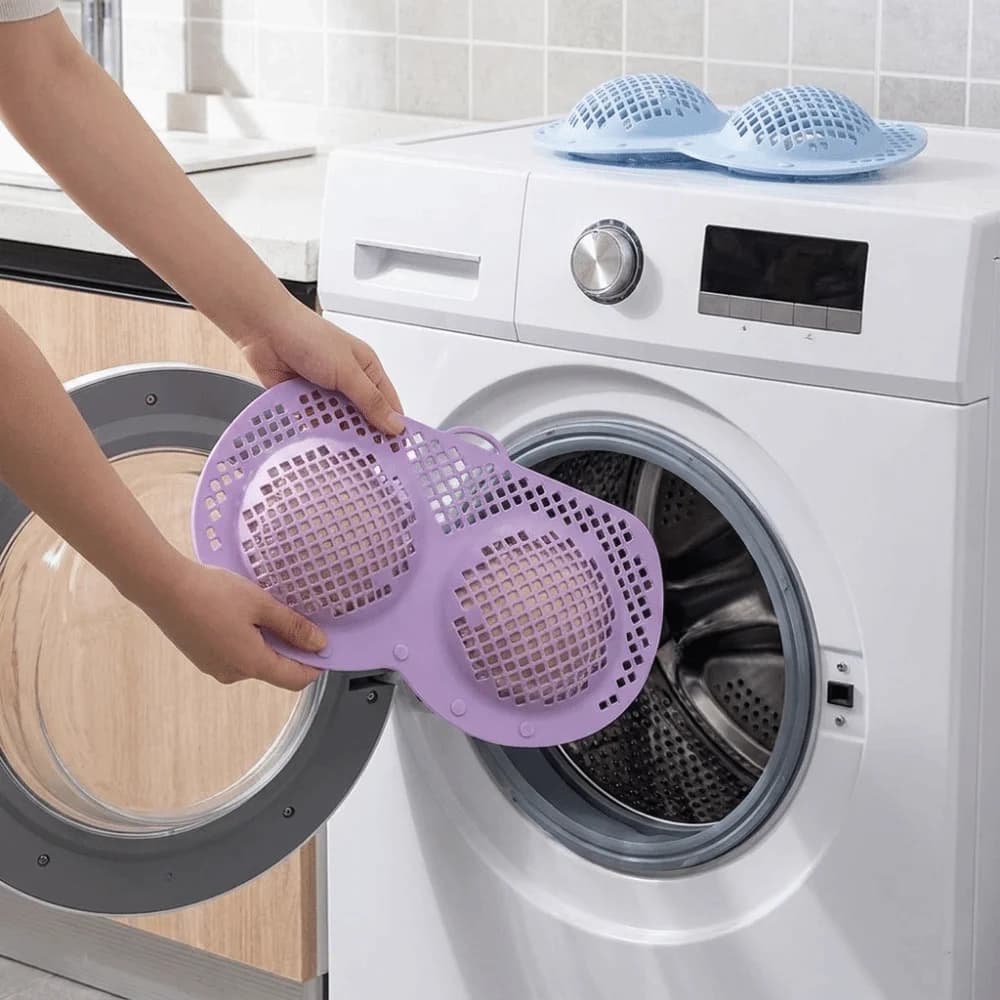Mesh Silicone Bras Wash Bag Anti Deformation Protective Bras Storage Bag Ventilated Machine Washable Bras Laundry Bag