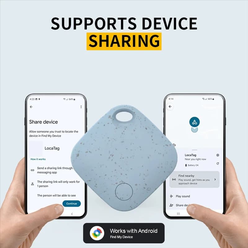 B04B-Bluetooth Localizzatore GPS per animali domestici Chiavi per Google Trova la mia app per zaino da viaggio chiave