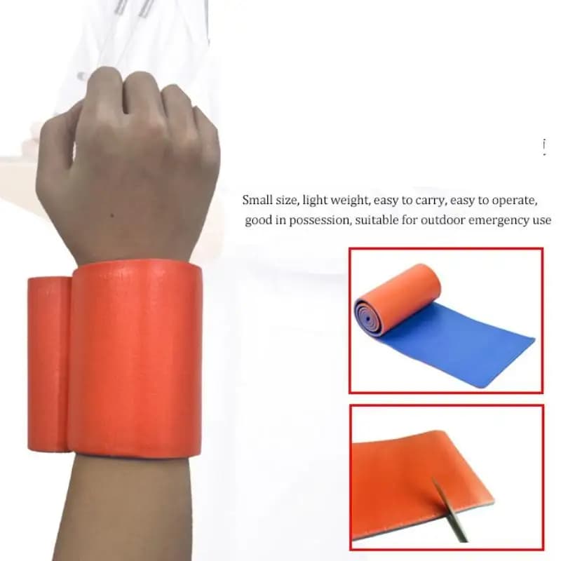 1PC First Aid Universal Aluminum Splint Roll, Survival Polymer For Fixture Bone Emergency Kit, Outdoor Travel.