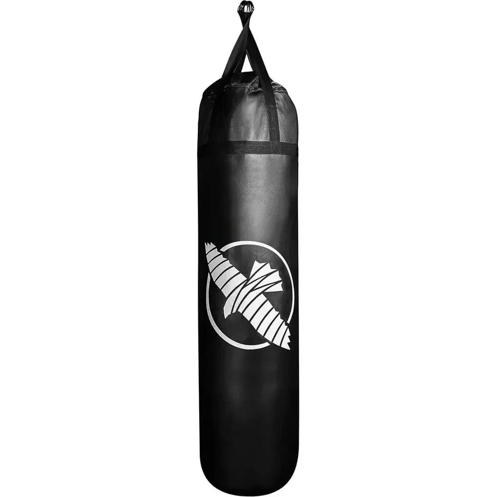 Black 5-Foot Heavy-Duty Unfilled Engineered Leather Punching Bag