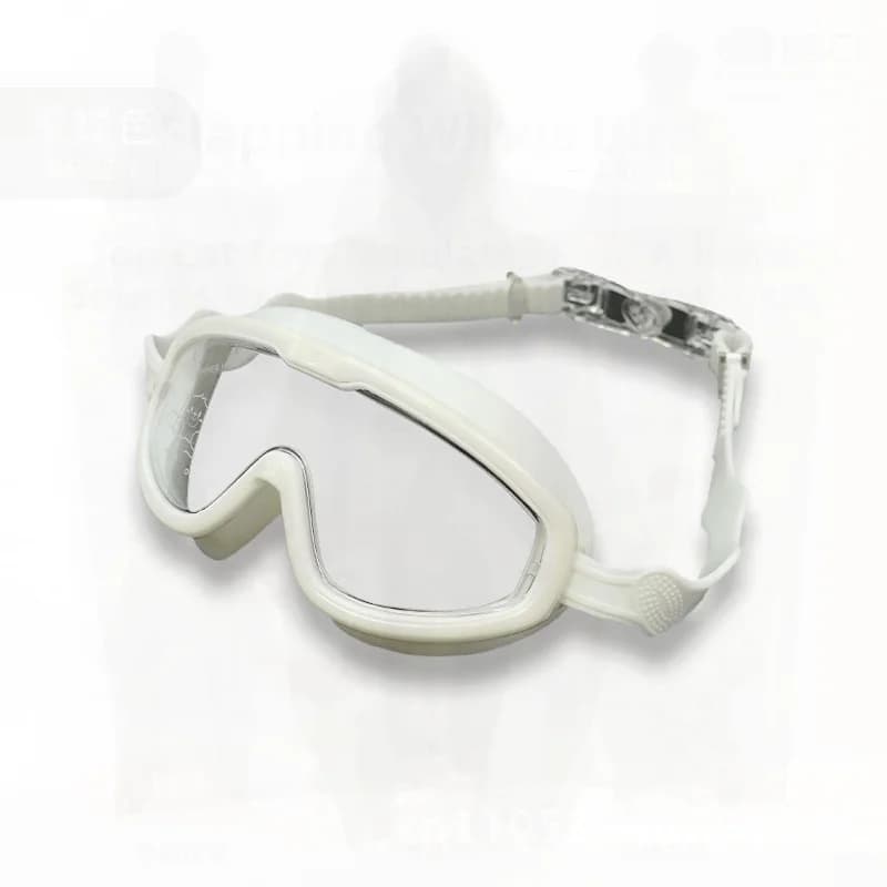 High-definition swimwear for children Large waterproof frame with ear plugs for swim equipment for men and women