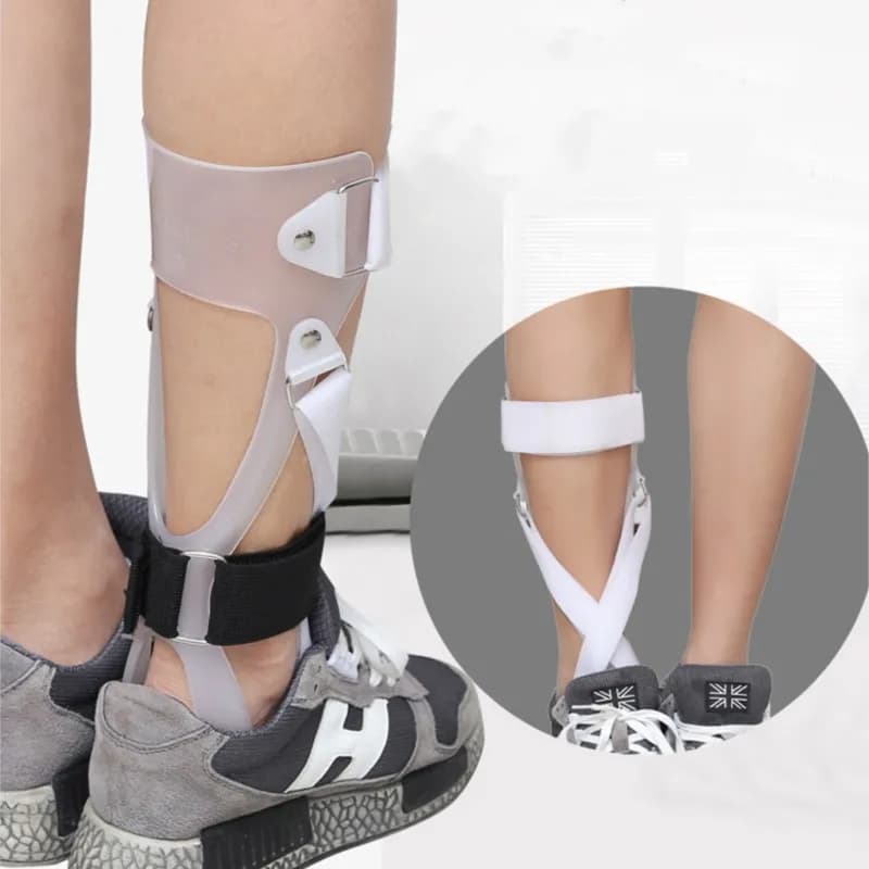 Ortesi per la caduta del piede Caviglia Varus/valgo Scarpe ortopediche per correggere l'ictus Emiplegia Attrezzatura per la riabilitazione Tutore di supporto articolare