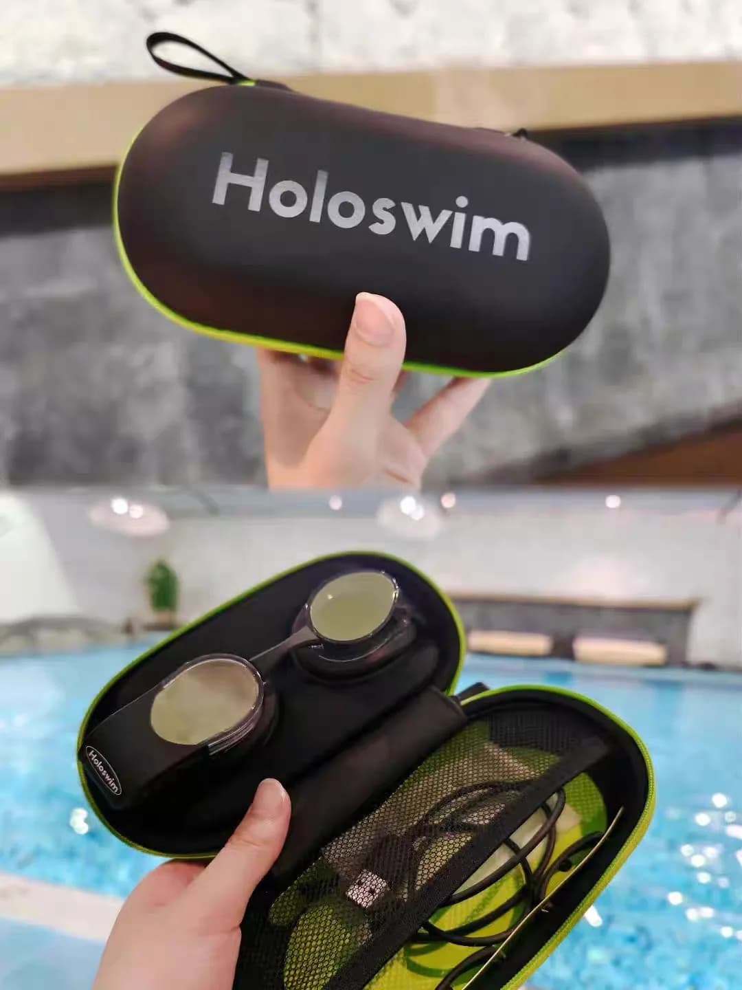 Smart Swimwear AR Holoswim 2s with Tracker Fitness for Swimming, Metric Monitoring and Real Time Display