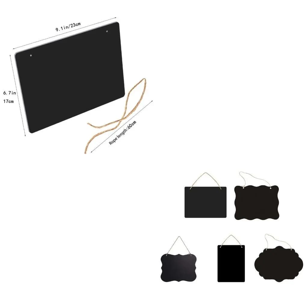 Hanging Chalkboard Small Blackboard Message Board Chalkboard for Kitchen Wedding