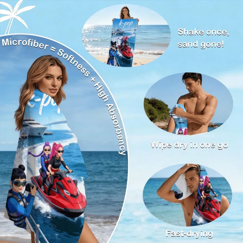 Asciugamano da viaggio in microfibra di grandi dimensioni, coperta da piscina grande ad asciugatura rapida da 28x55 / 32x63 pollici, tappetino leggero assorbente e resistente alla sabbia per spiaggia, yoga e palestra