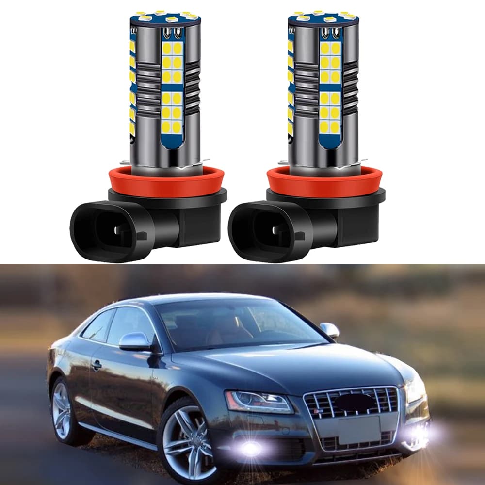 Lampadine fendinebbia a LED Canbus da 2 pezzi per Audi A5 8T 2007-2016 Accessori fendinebbia anteriore a LED