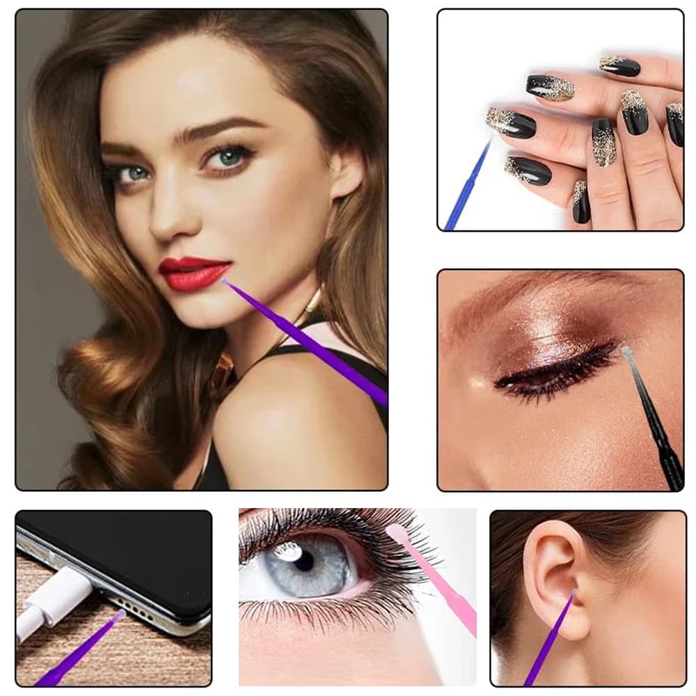 300pcs For Eyelashes Removing Swab Micro Brushes Brush Extension Individua Lash Tool Disposable MicroBrush Eyelash Cleaning