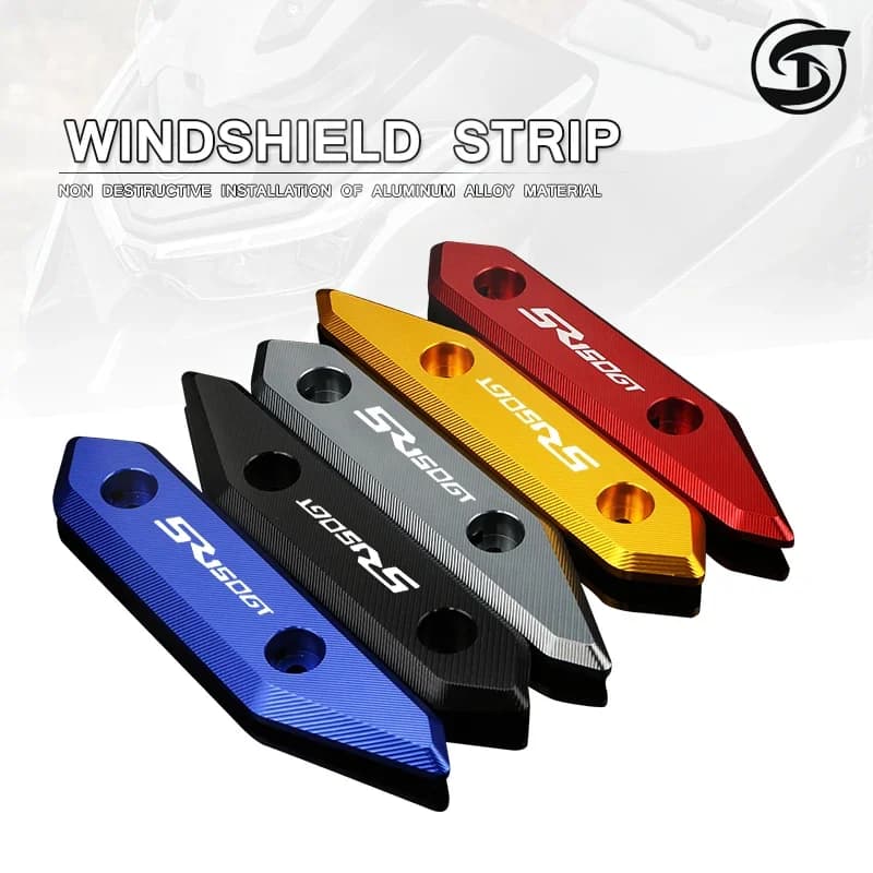 Accessori Moto per Voge SR150GT SR 150GT: Piastra Decorativa Parabrezza Anteriore Modificata in Lega di Alluminio CNC
