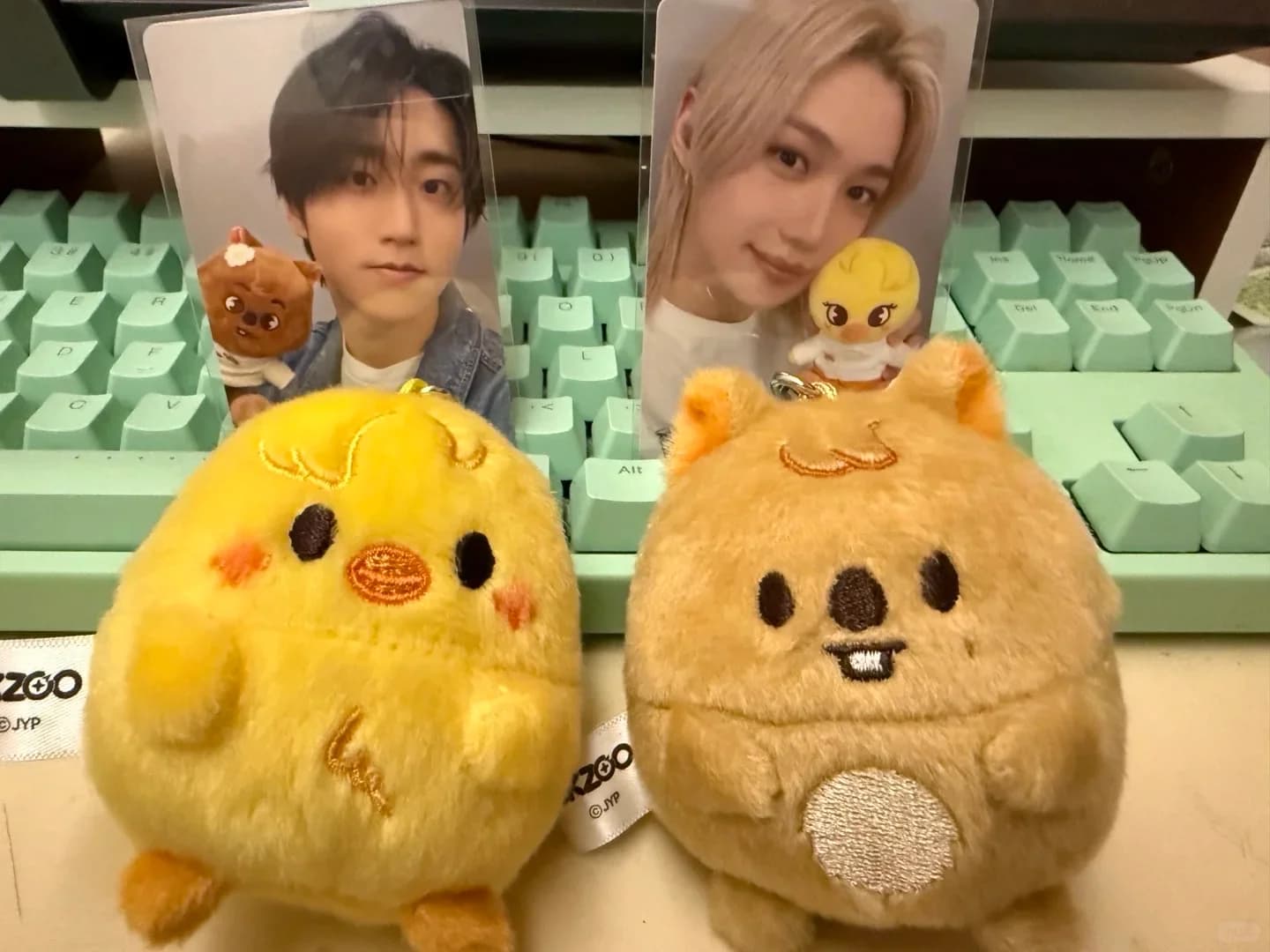 Peluche Mini Kpop SKZOO, Portachiavi Peluche Stray Kids, Peluche SKZ Lupo Pollo Gatto, Giocattolo per Bambini HAN Felix Bangchan, Regalo