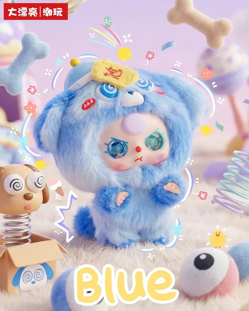 Autentico Babythree: Mini Ciondolo in Vinile Peluche a Sorpresa, Scatola a Sorpresa, Ciondolo Bambola, Ornamento Carino, Regalo