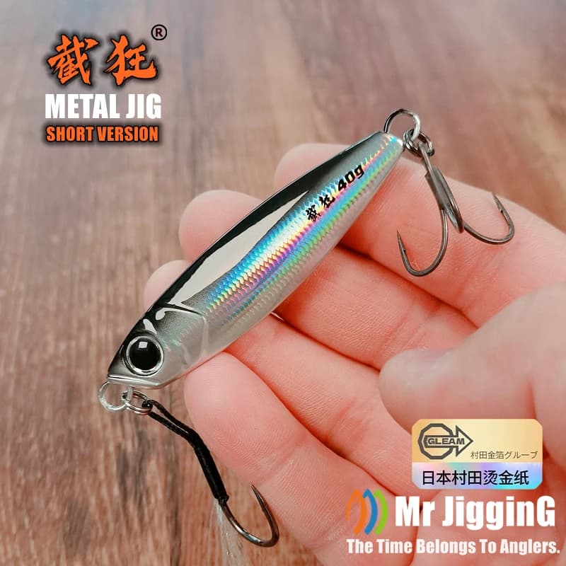 Mr JigginG 5 pz 2024 Nuovi Maschere di Metallo 10g 15g 20g 30g 40g Shore Casting Jigging Lure Spigola Cucchiaio Da Pesca Esche Artificiali Affrontare