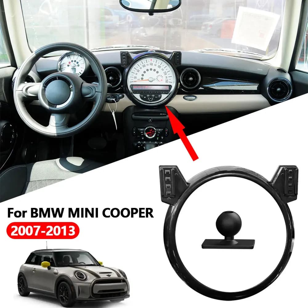 For BMW MINI COOPER 2007-2013 Car phone support GPS support Navigation screen Fixed clip clamp Interior support Car accessories