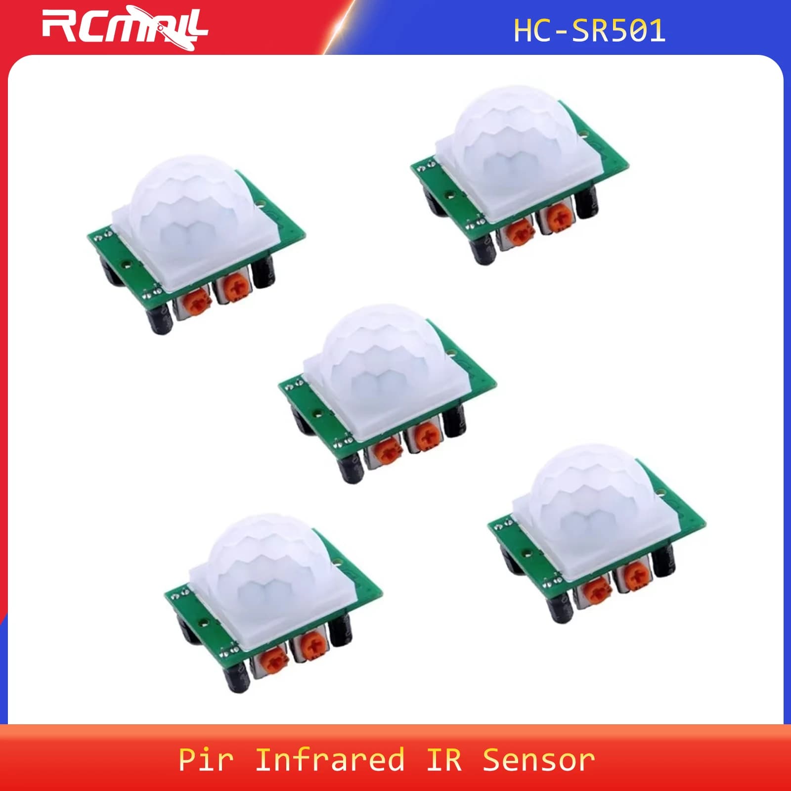 Pir HC-SR501 5 pcs infrared sensor body module for Arduino