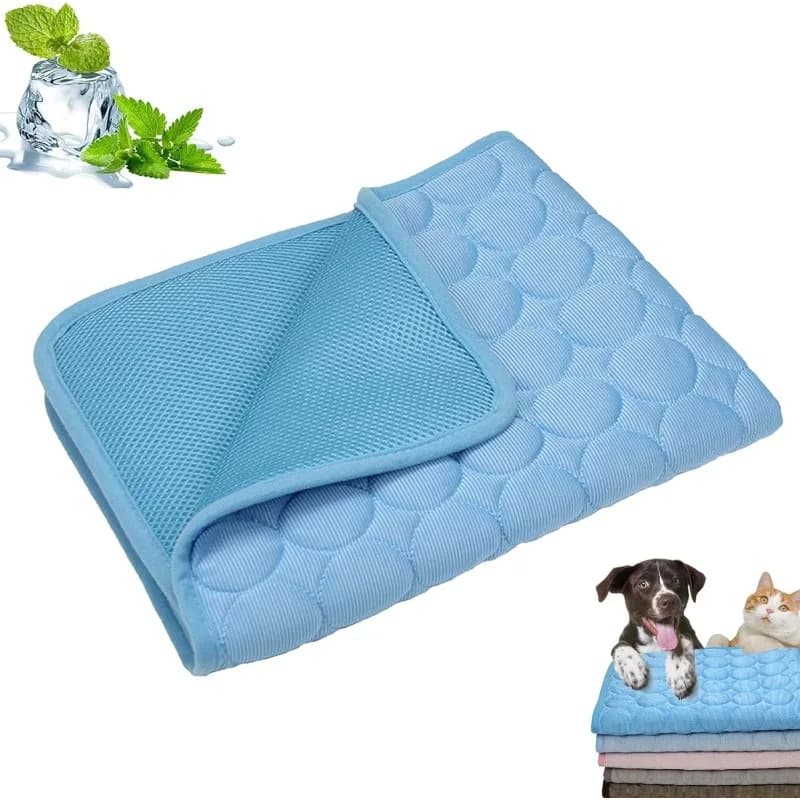 Tappetino Refrigerante Estivo per Animali Domestici, Cuscino Autoraffreddante Impermeabile per Cani e Gatti, per Uso Interno ed Esterno