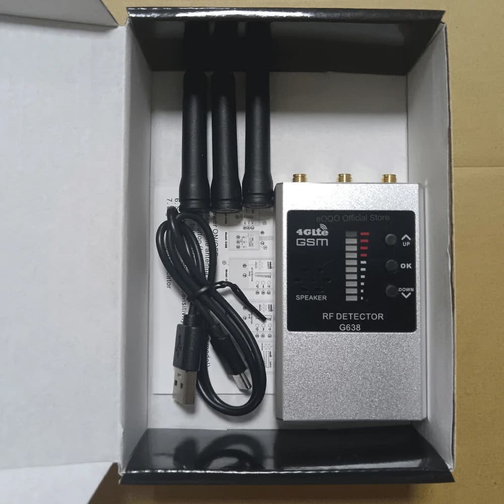 Telecamera anti-spia professionale Segnale RF wireless Rileva automaticamente WiFi Localizzatore GPS Finder Frequenza Bug Scanner Proteggi la sicurezza