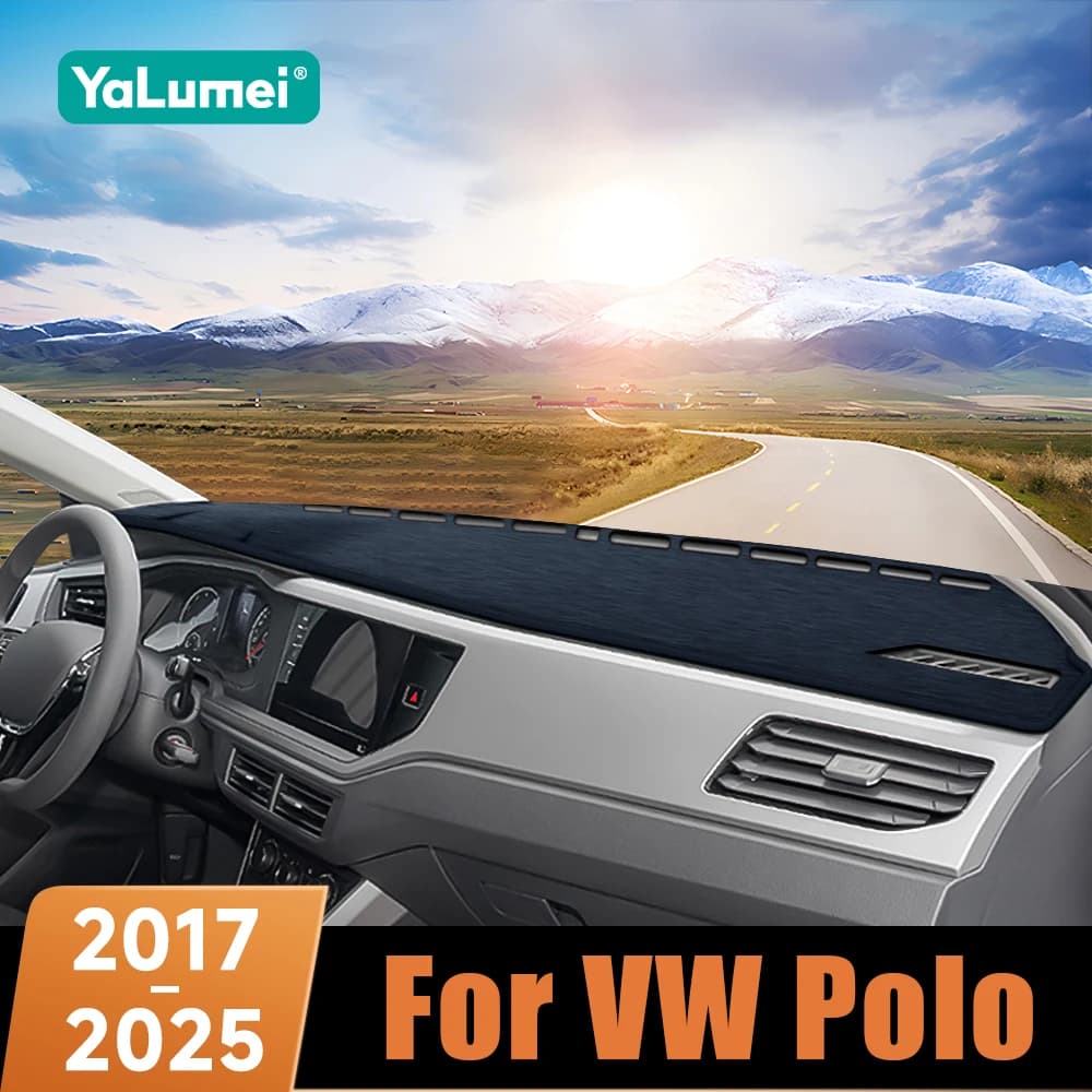 For Volkswagen VW Polo AW1 BZ1 2017-2019 2020 2021 2022 2023 2024 2025 Car Dashboard Non-Slip Cover Avoid Light Anti-UV Carpet