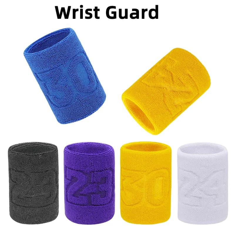 Cinturino elastico in cotone numero 30 supporto tutore da polso da basket avvolge uomo bambini palestra Fitness Tennis corsa assorbimento del sudore