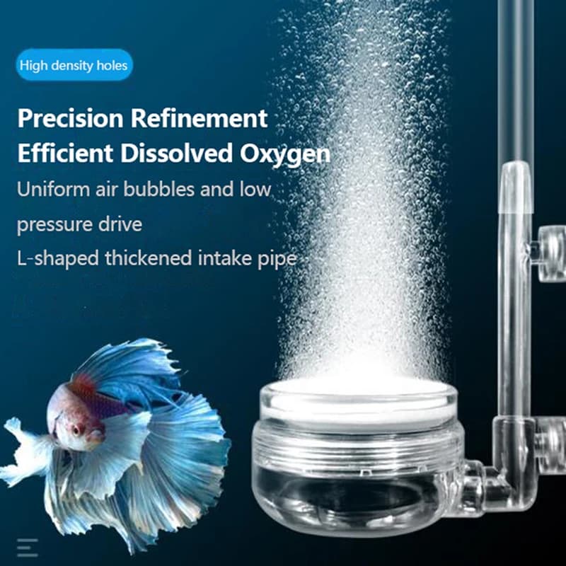 1Pc Aquarium Atomizer Transparent CO2 Diffuser Purifier Integrated PC Material Special Ceramic Plate Fish Tank CO2 Atomizer
