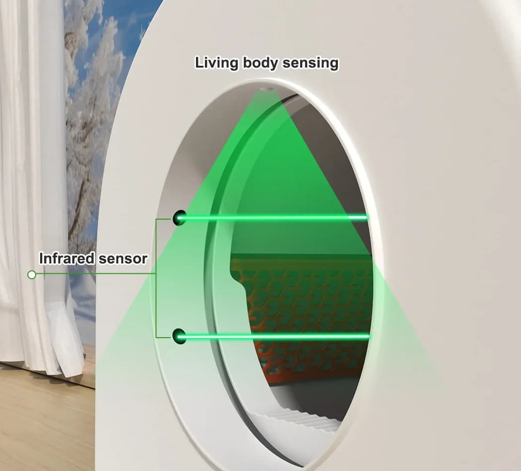 Per il 2025 Nuovo App Tuya Ampio Spazio Chiuso Intelligente Smart Cat Toliet Scatole Casa di Plastica Automatica Autopulente Lettiera