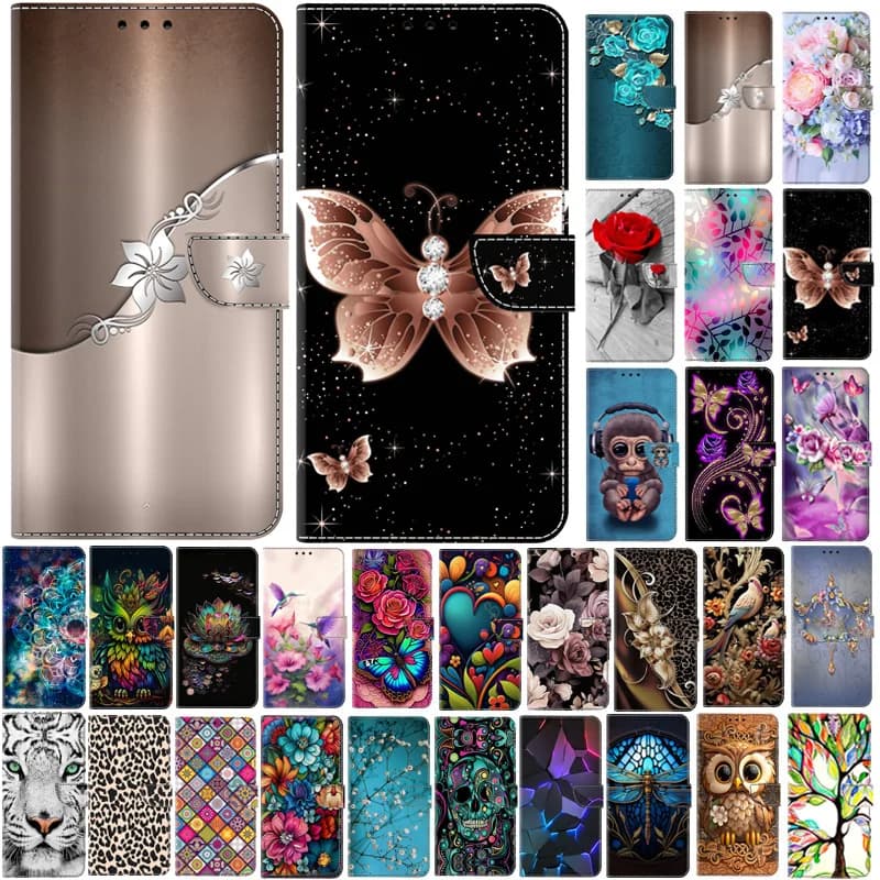 Redmi15/15C Custodia per Xiaomi Redmi 15 15C 15 C 4G 5G Europeo Fundas Verniciato Portafoglio Flip Stand Custodia in pelle Custodia per telefono Copertina del libro