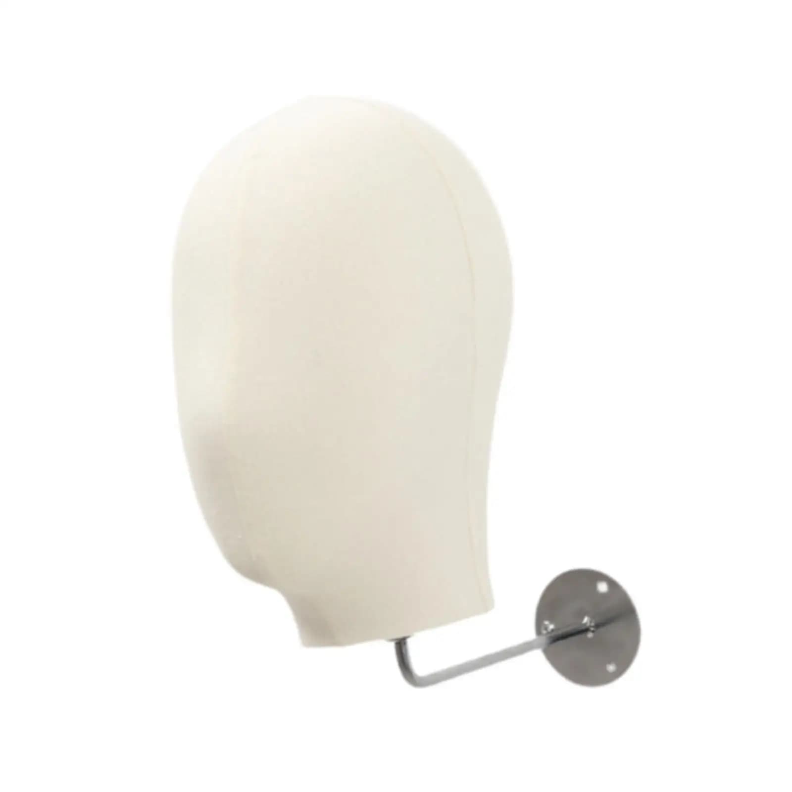 Espositore da Parete per Parrucche, Supporto Multifunzione per Cappelli, Espositore per Cuffie e Parrucche da Salone