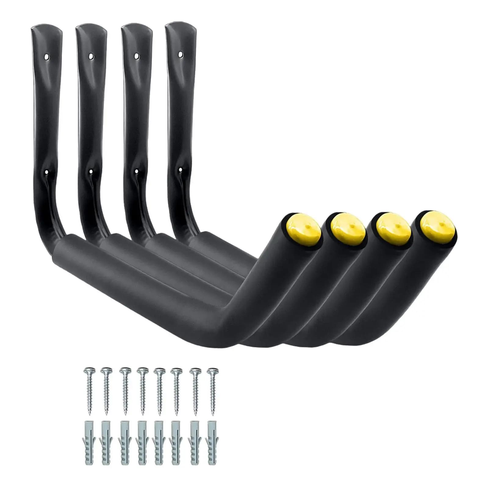 4 pezzi cremagliere per kayak cremagliera multiuso per montaggio a parete ganci per kayak ganci per kayak per interni ed esterni kayak canoa paddle board casa