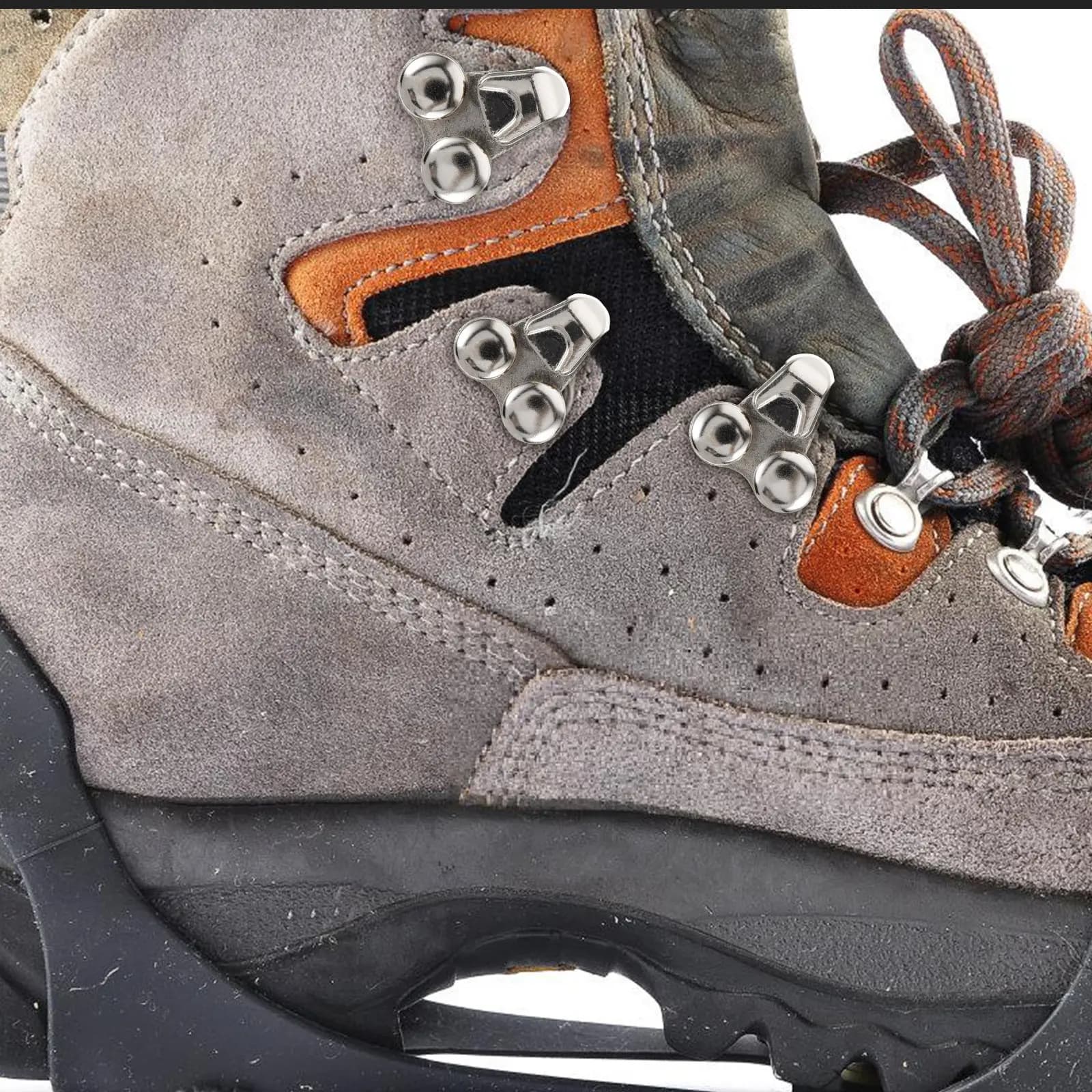 20Pcs Shoelace Turnbuckles Strong Boot Shoes Buckles Creative Design Shoelace Repair Buckle for Climbing Shoes Fishing Hiking