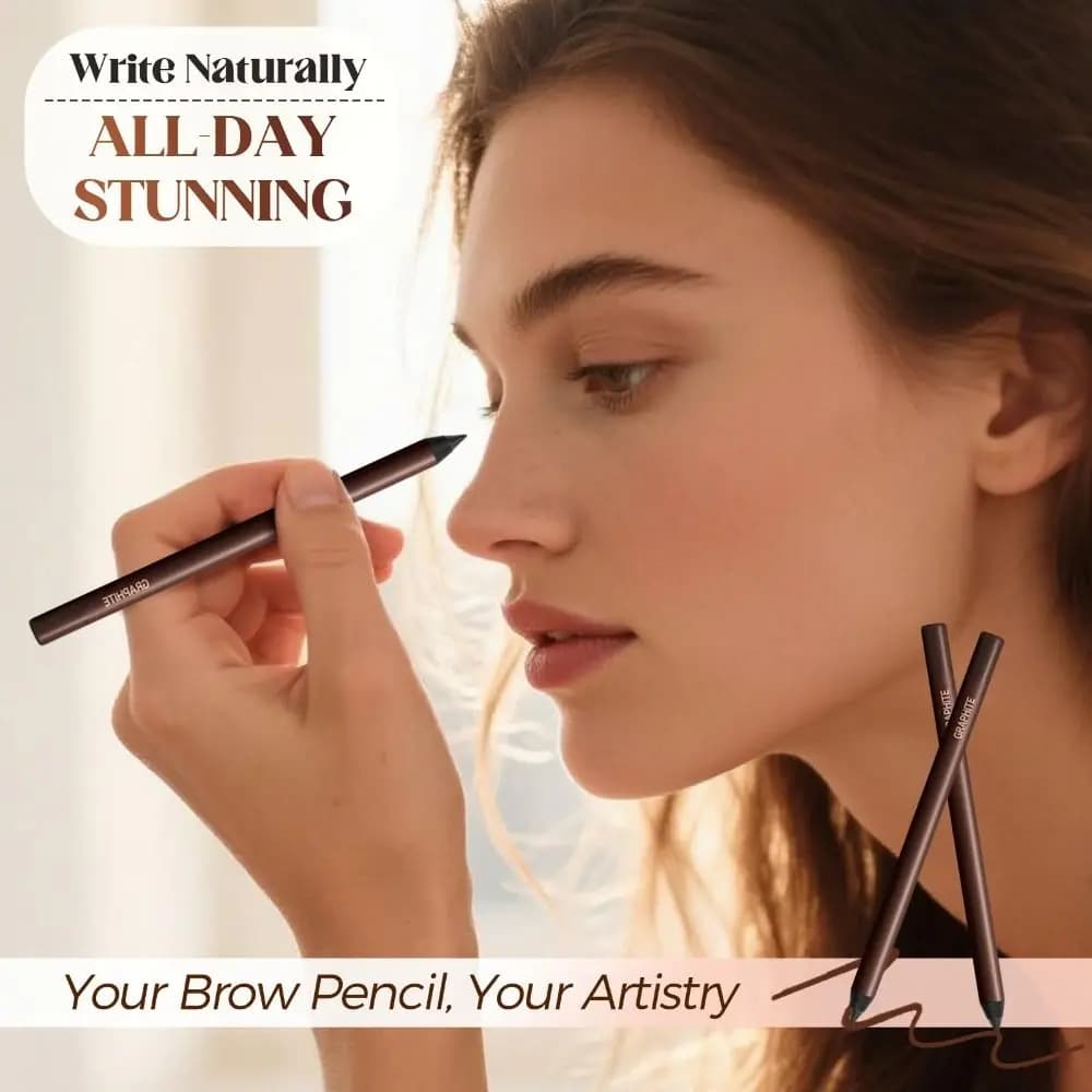 24 hour waterproof eyeliner pencil double head gel eyeliner pen with fading proof pencil for long-lasting smooth shade
