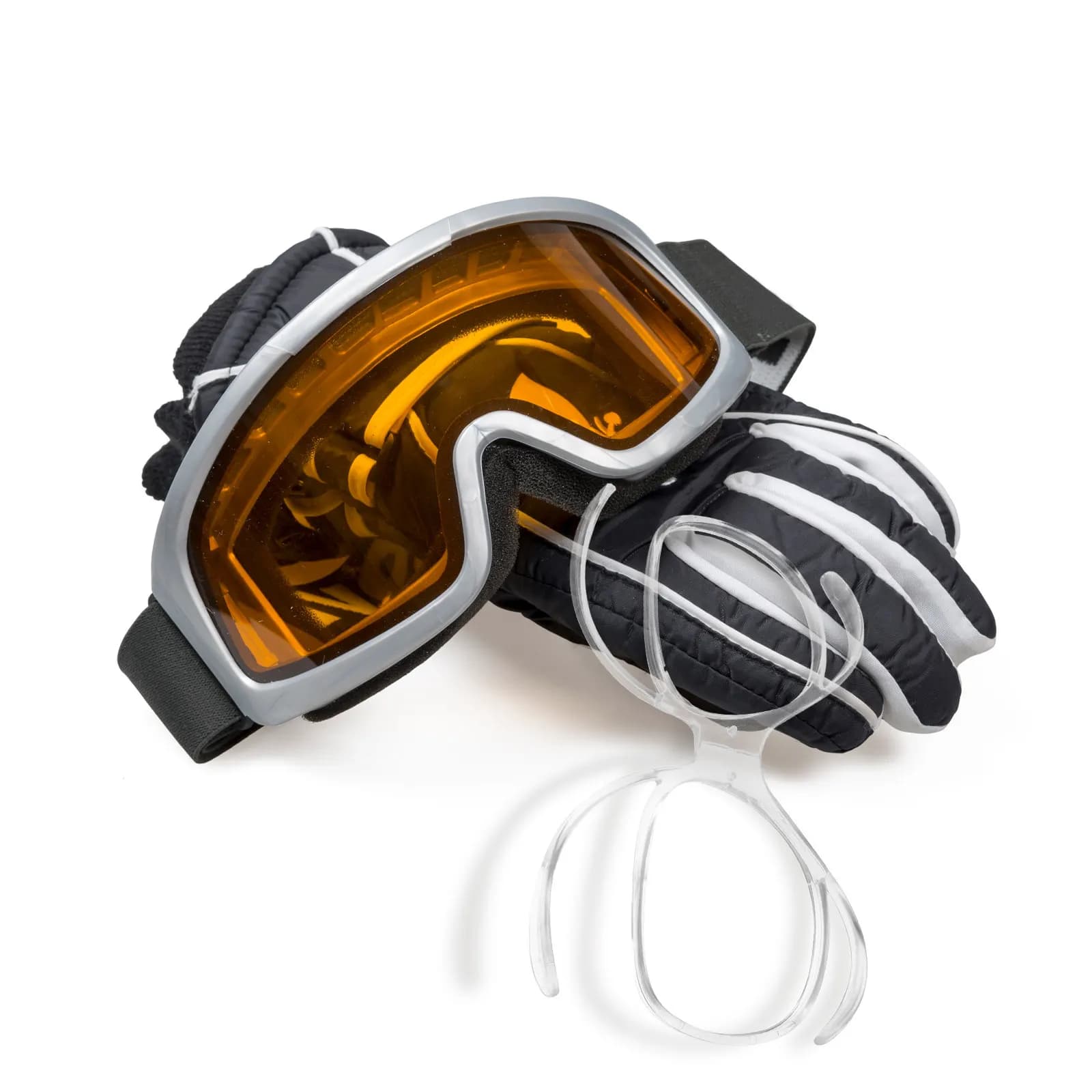 Universal Ski Goggles Inner Frame Impact Resistance Insert Compatible Snowboard Motorcycle Sports Glasses Adapter