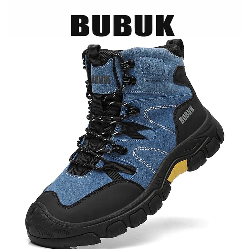 Bubuk Men's High-Top Outdoor Hiking Boots, Suitable for Mountain Climbing, Commuting, and Travel, Durable Outdoor Men's Boots