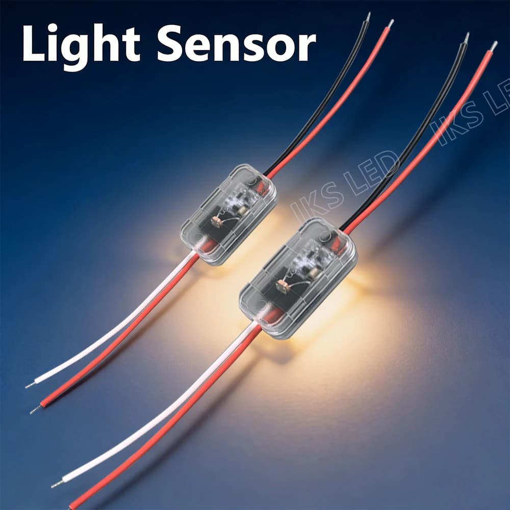 Interruttore con Sensore di Luce Automatico On/Off, Fotocellula per Illuminazione Stradale, DC 3.7V 5V 12V 24V 5A, Sensore Fotoelettrico