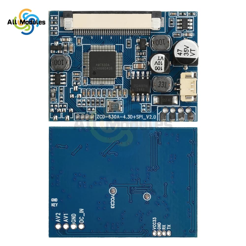 Kit modulo scheda driver monitor LCD da 4,3/5 pollici per cornice fotografica digitale audiovisiva per auto Ddisplay multifunzione