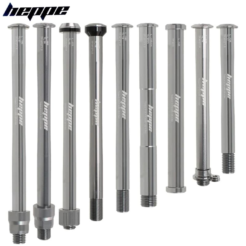 HEPPE Bici Passing Pin MTB Road Bike Front Hub Posterior Tree Spiedino 12x100/110 12x142/148 Passing Pin Axe Ultra Light Titanium Color