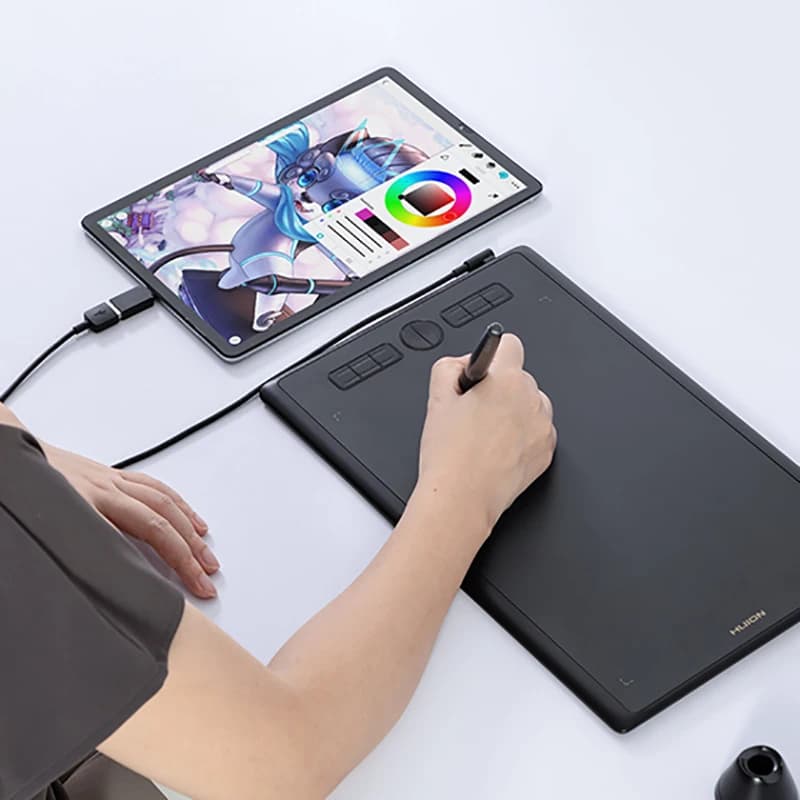 H610X 10th Anniversary Product Distance Education Digital Painting 10 Inches Large Size Graphic Drawing Tablet