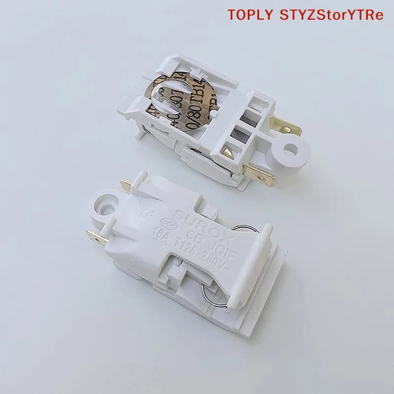 Interruttore per bollitore da 16A con spegnimento automatico a temperatura controllata, confezione da 5 pezzi in bianco per uso ad alta potenza