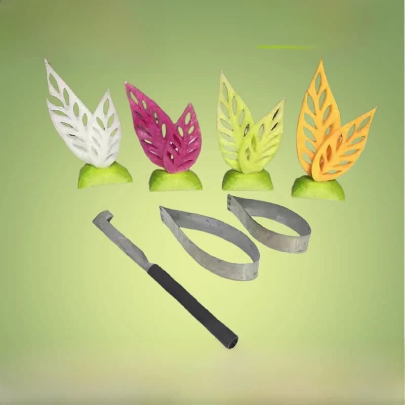 Lance knife set for fruit and vegetable carving, complete kit for beginners, kitchen tools for carving