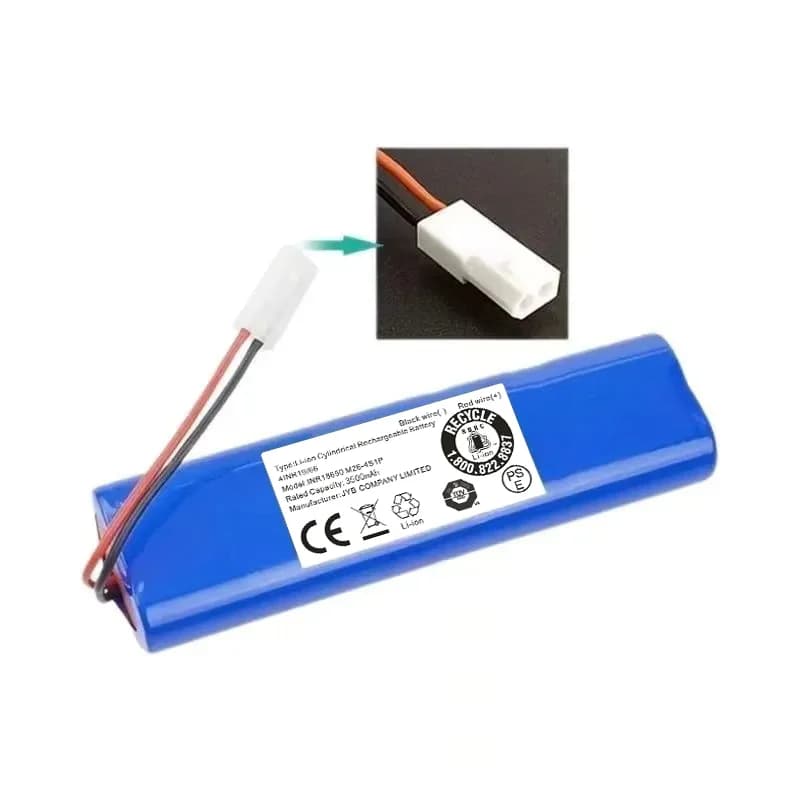 Batteria ricaricabile da 14,8 V 3500 mAh per aspirapolvere robot Tefal X-plorer Serie 75, 360 / SS-2230002528, D004-ICR-26HE-4S1P