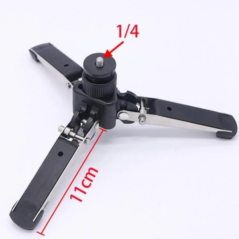 Base supporto per treppiede versatile per fotocamere DSLR e smartphone