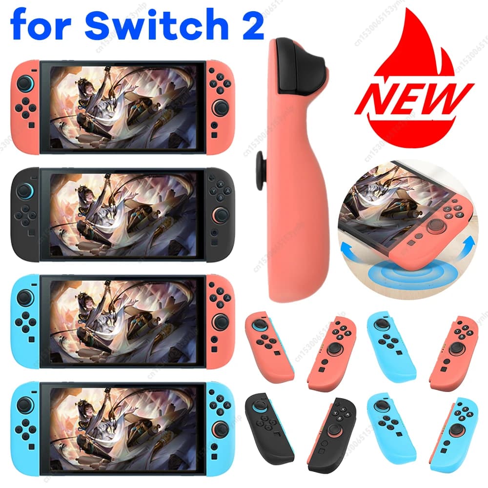 Per Switch 2 Joy-Con Controller Maniglia Custodia in silicone Custodia protettiva in silicone antiscivolo Custodia protettiva per NS 2