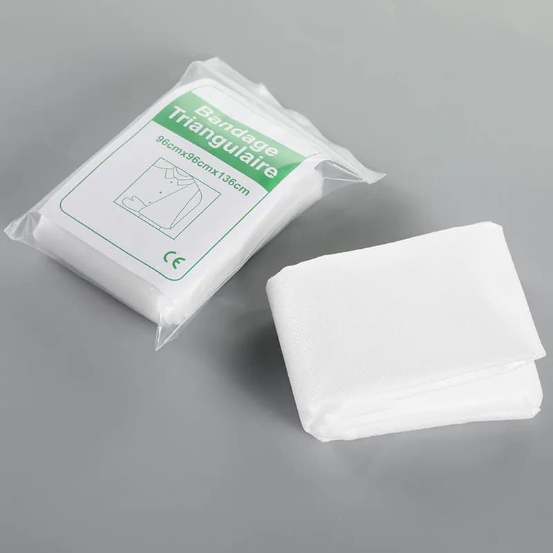1 pz Nuovo medicazione per ustioni medica Benda Triangolare Kit di pronto soccorso Benda avvolgente Fissazione della frattura Benda di emergenza Cura delle ferite
