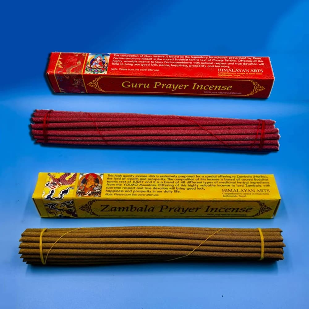 Incenso tibetano nepalese dell'Himalaya, bastoncini di incenso naturale a base di erbe fatti a mano per la purificazione, incenso di preghiera del Buddha medicinale