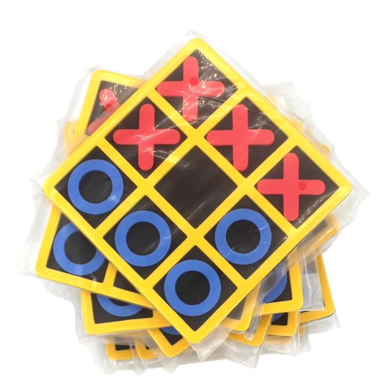 Set di Scacchi OX 5 Pezzi, Gioco da Tavolo per Interazione Genitore-Figlio, Puzzle Educativi, Sviluppo Intelligente, Regalo per Bambini, Attività Ricreativa